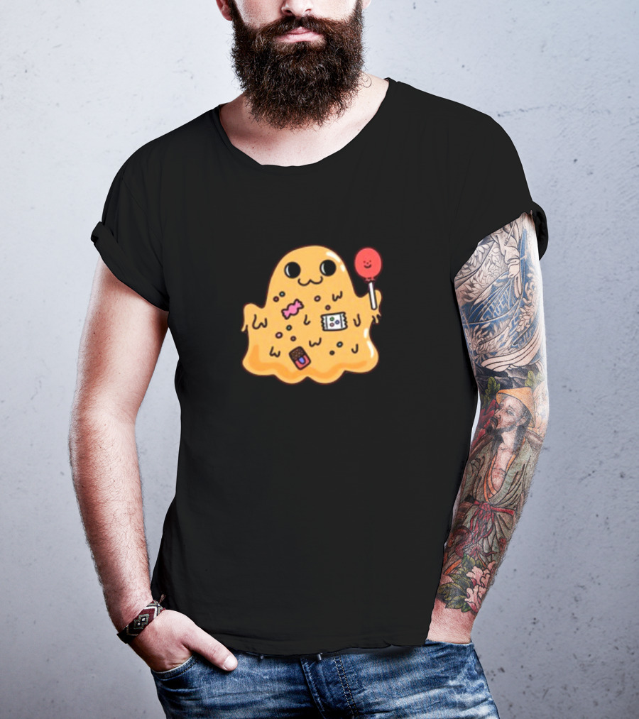SCP 999 Tickle Monster Holding A Smiling Lollipop With Candy Elements T-Shirt