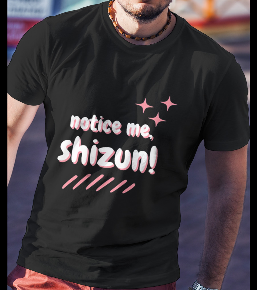 Notice Me Shizun Stars Pink Stripes T-Shirt