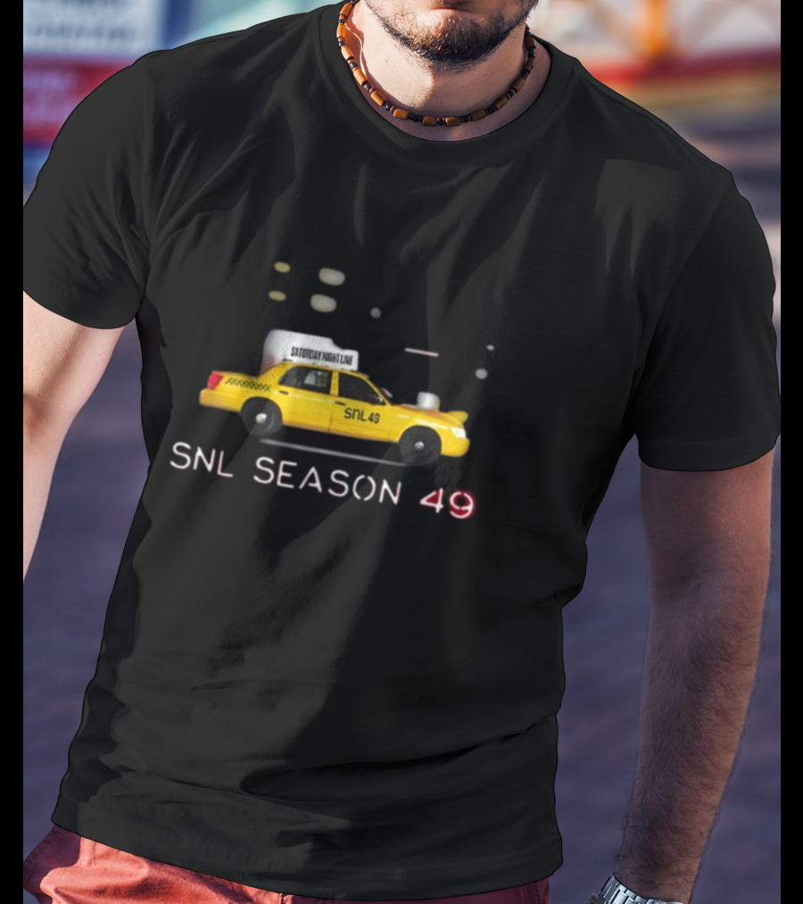 SNL Season 49 Saturday Night Live January 20 Taxi T-Shirt