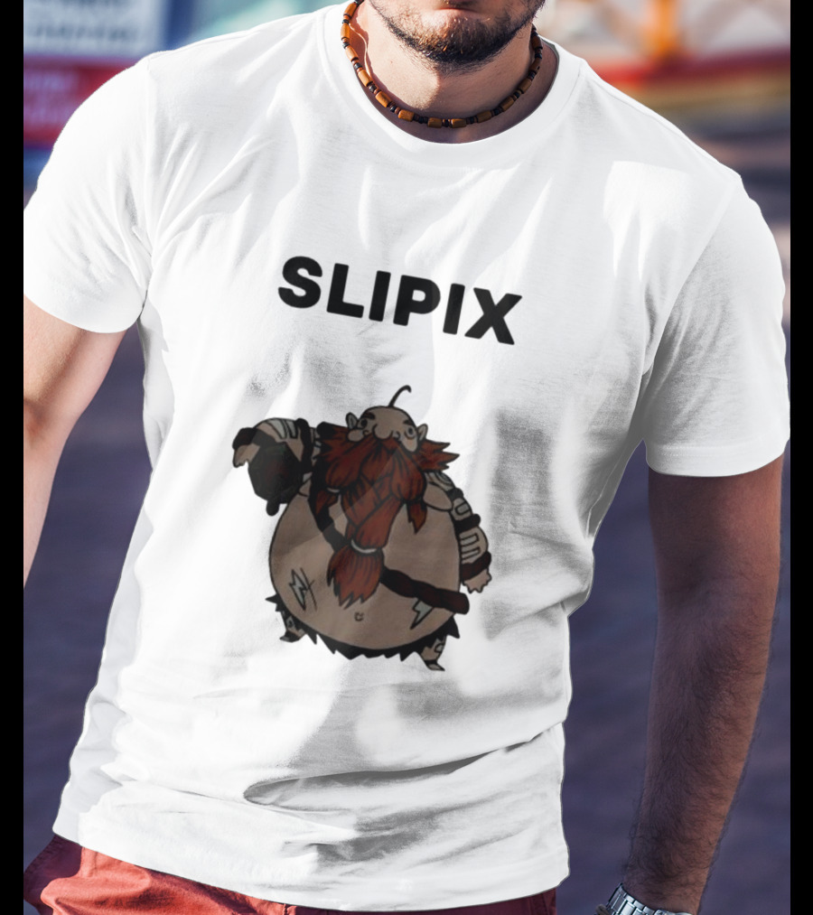 Slipix Tds Character Bold Bearded Figure T-Shirt