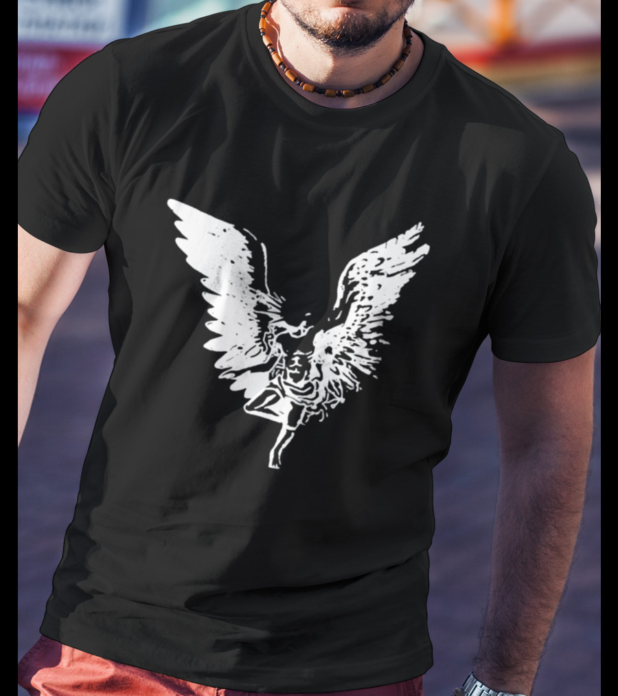 Therapy When I Get Rich All The Homies Getting Therapy Angel Wings T-Shirt