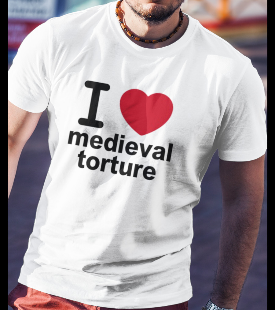 Wii Goth I Love Medieval Torture T-Shirt