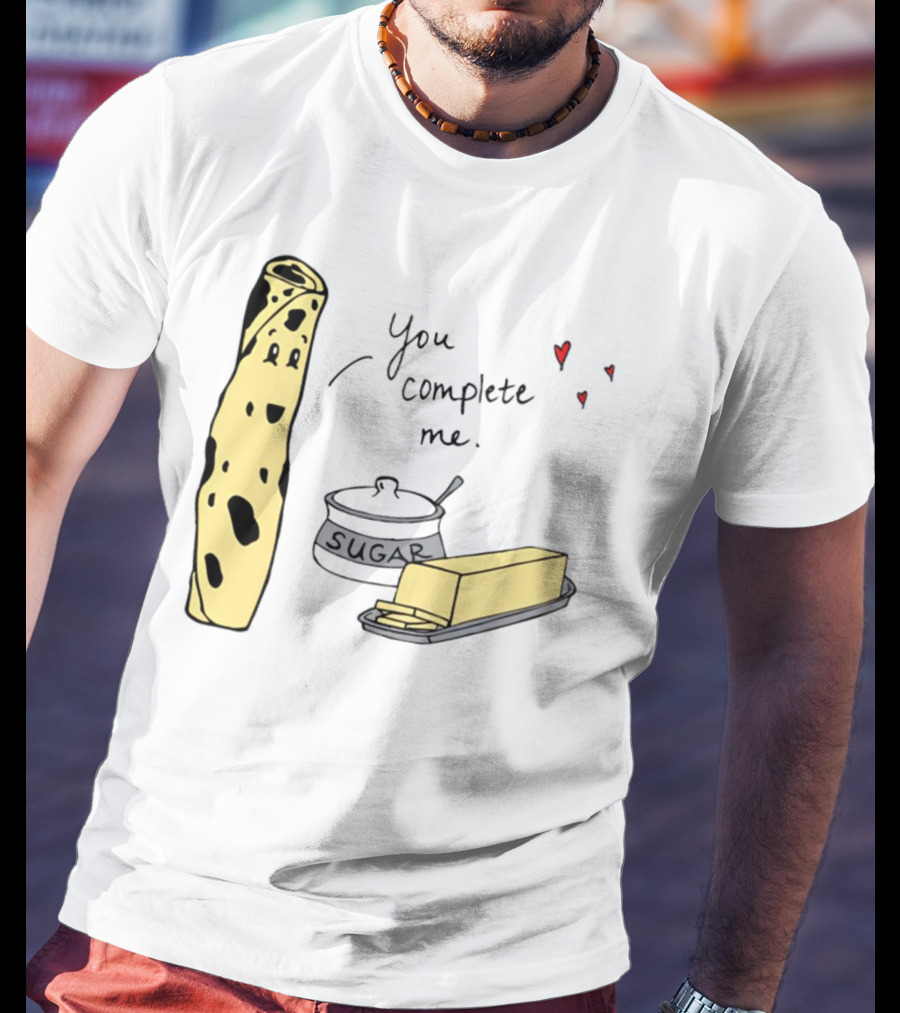 You Complete Me Minnesota Lefse Sugar Butter T-Shirt