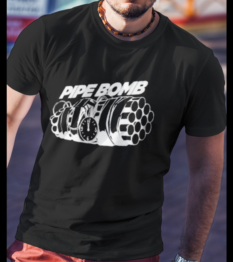 WrestleTalk Pipe Bomb Graphic Explosive Concept T-Shirt