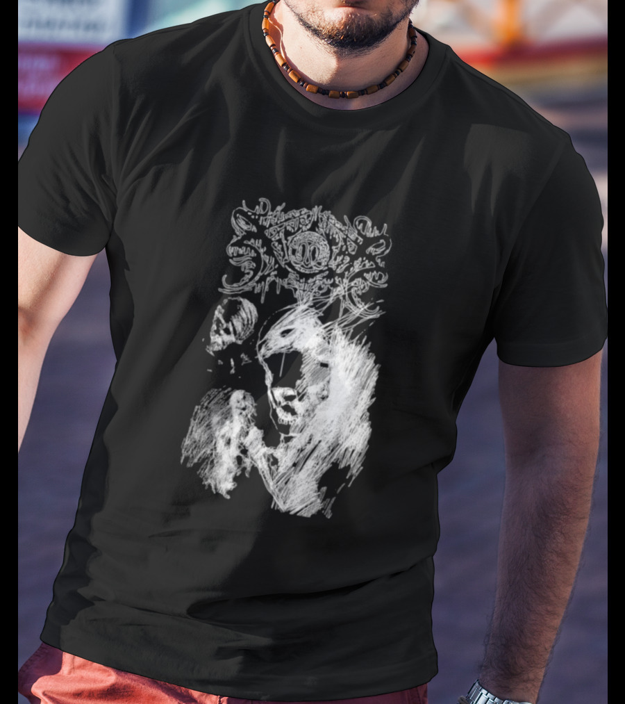 Xasthur Morbid Sketches Abstract Dark T-Shirt