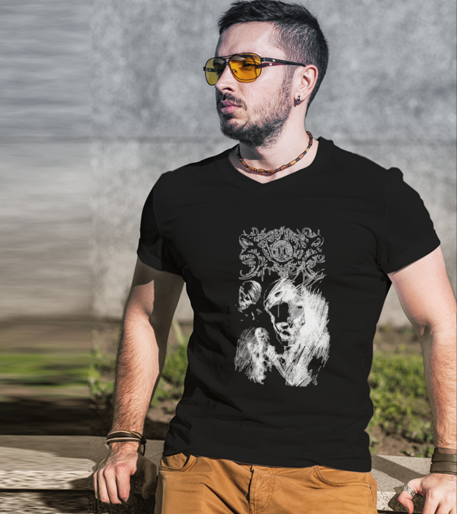 Xasthur Morbid Sketches Abstract Dark T-Shirt