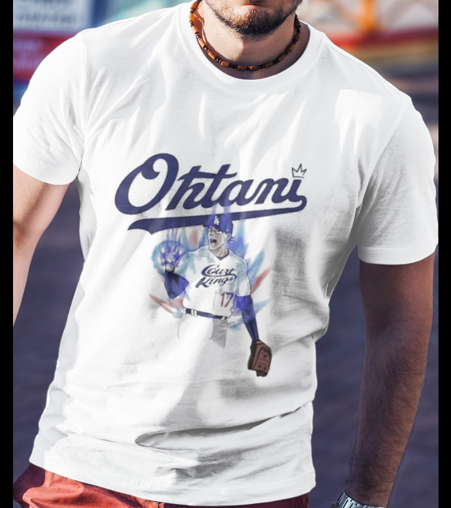 Los Angeles Dodgers Ohtani Court King Dragon Ball T-Shirt