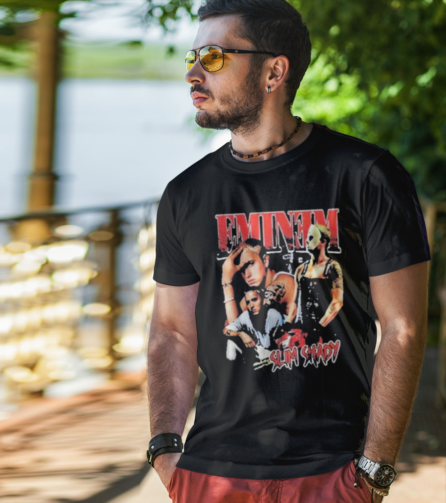 Eminem Slim Shady Show Eminem舒适 T-Shirt
