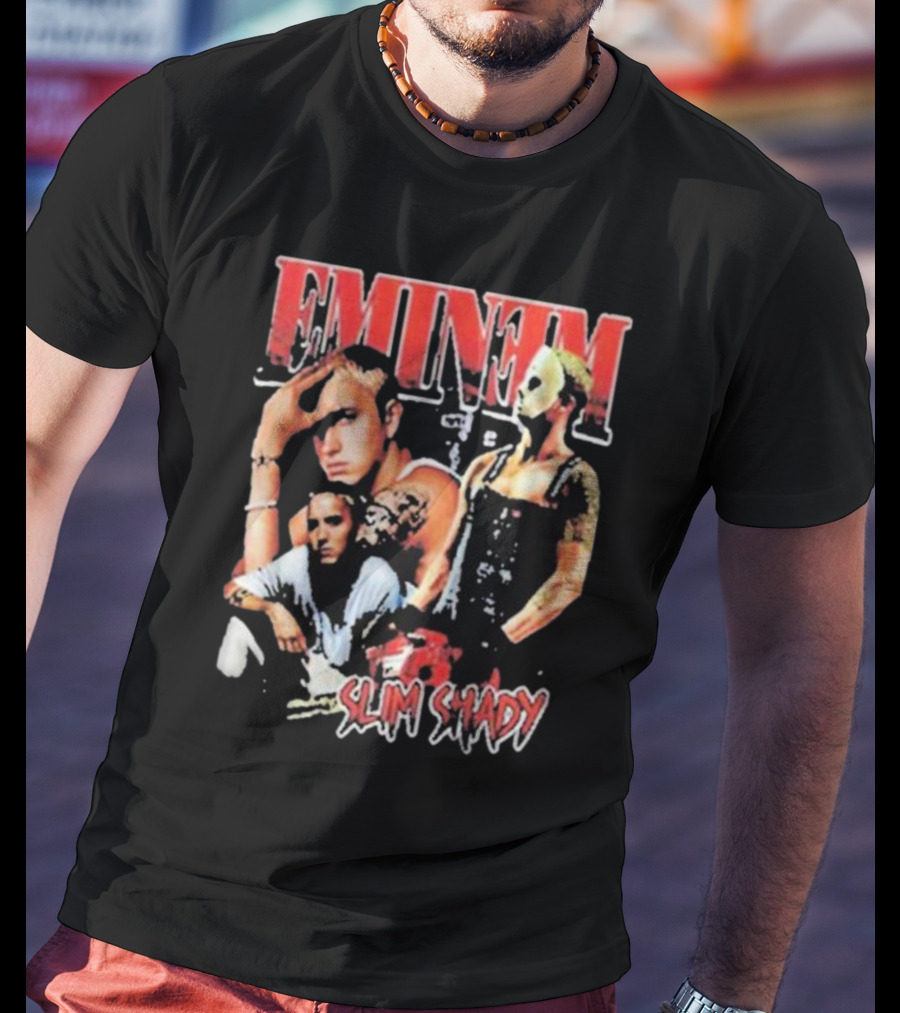 Eminem Slim Shady Show Eminem舒适 T-Shirt