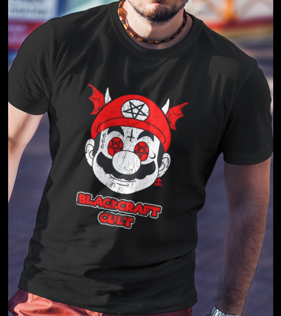 Blackcraft Cult It's A Me Satan Mario T-Shirt