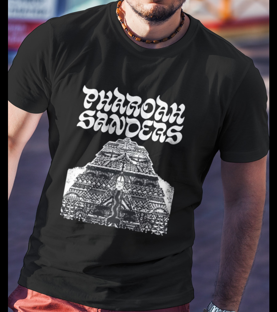 Pharoah Sanders Pyramid Artwork Psychedelic T-Shirt