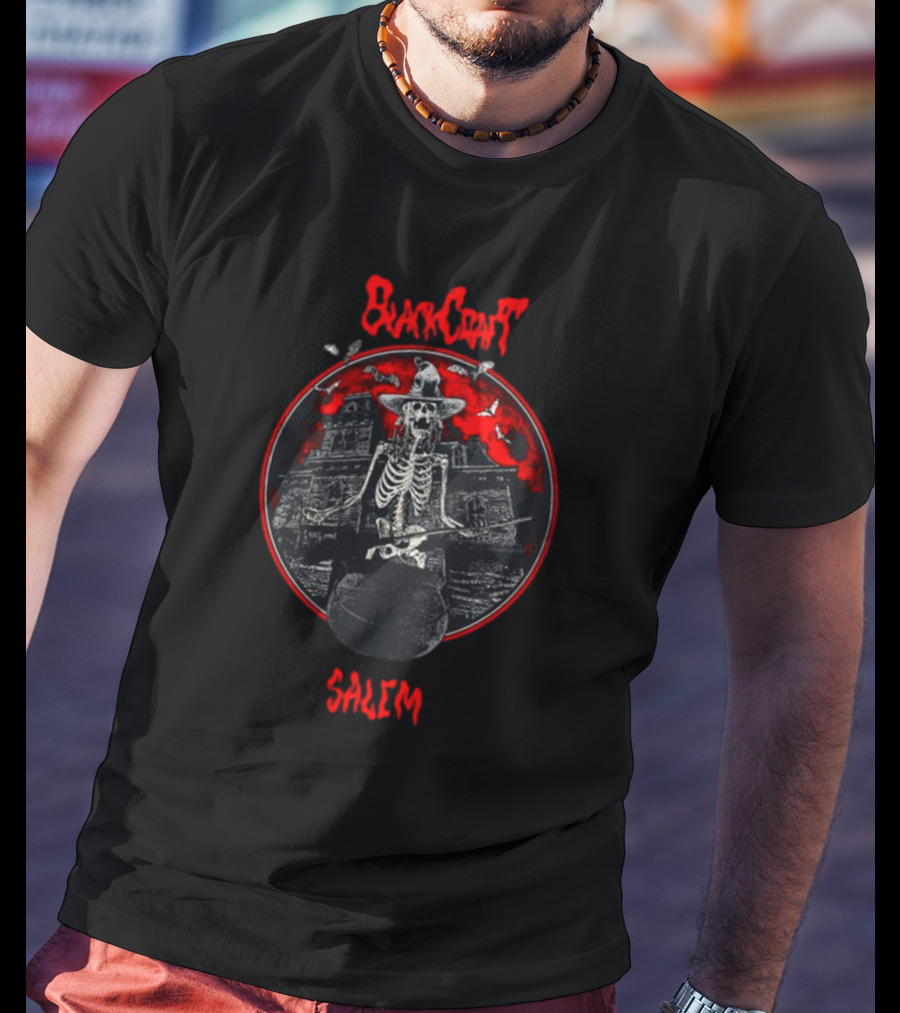 Blackcraft Salem Skeleton Witch Stew T-Shirt