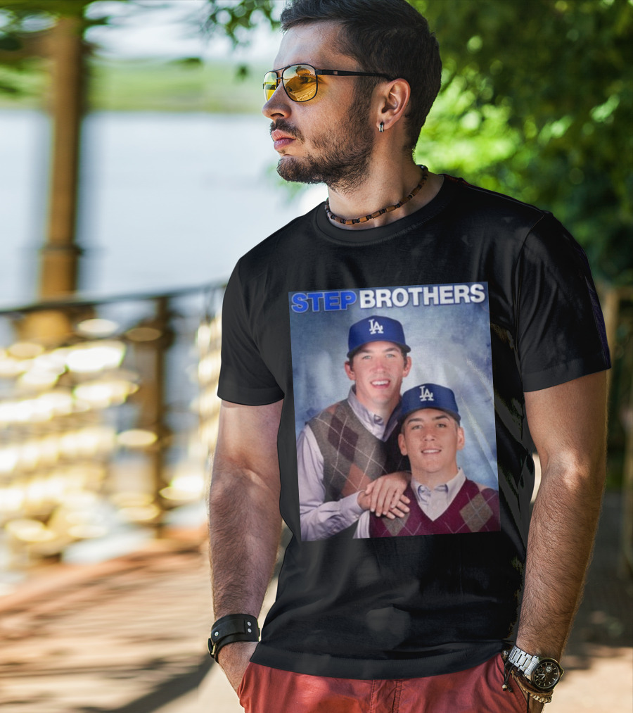 Bobby Miller Walker Buehler LA Step Brothers T-Shirt
