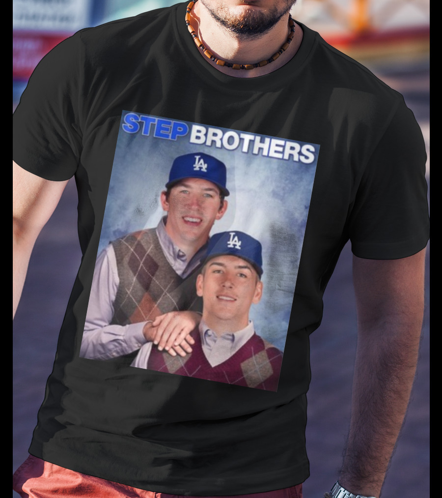 Bobby Miller Walker Buehler LA Step Brothers T-Shirt