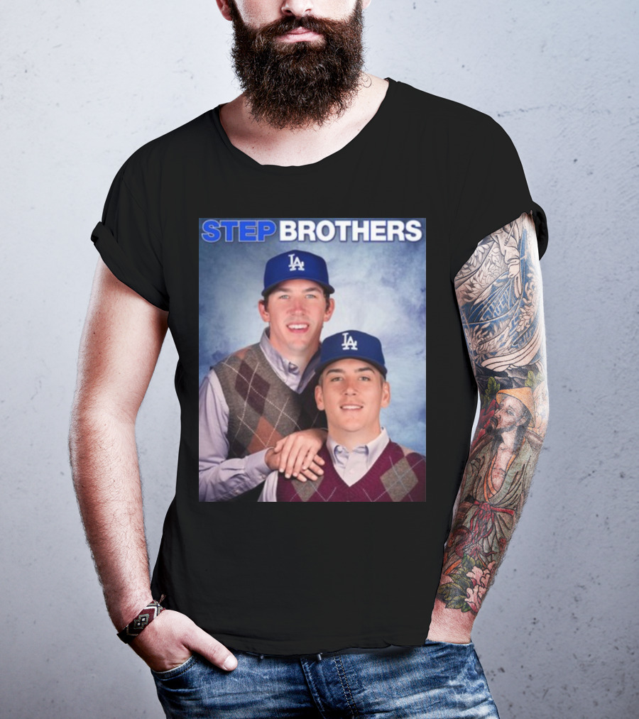 Bobby Miller Walker Buehler LA Step Brothers T-Shirt