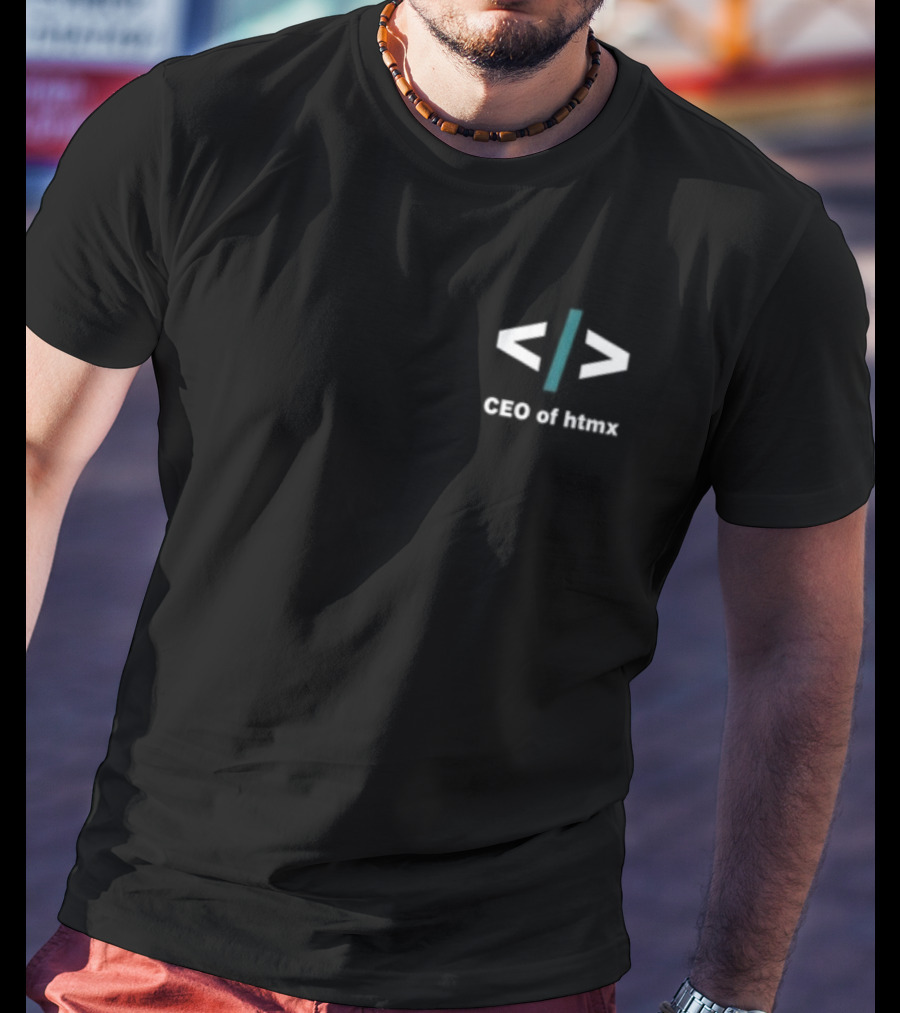 CEO Of Htmx Code Tag T-Shirt