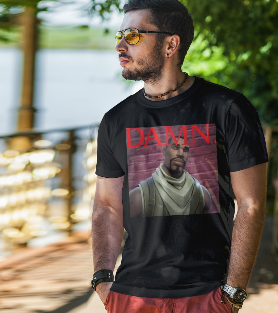 Rroguethreads Kendrick Lamar Spitfire Damn Brick Wall Character T-Shirt