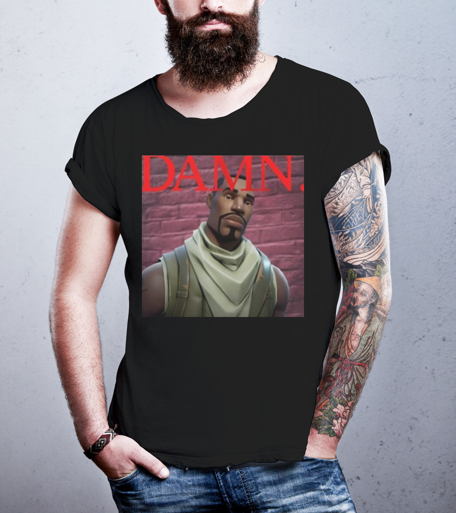 Rroguethreads Kendrick Lamar Spitfire Damn Brick Wall Character T-Shirt