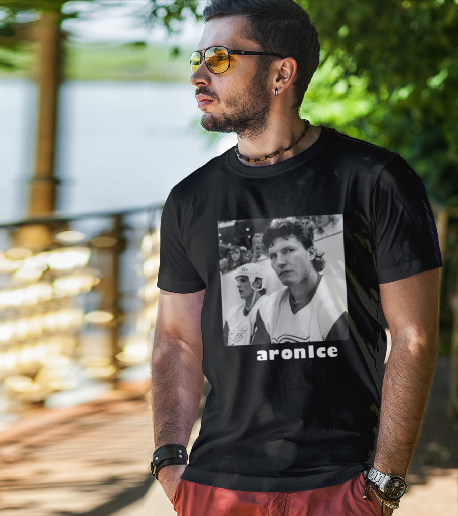 Bob Probert War On Ice Hockey Legend In Action T-Shirt