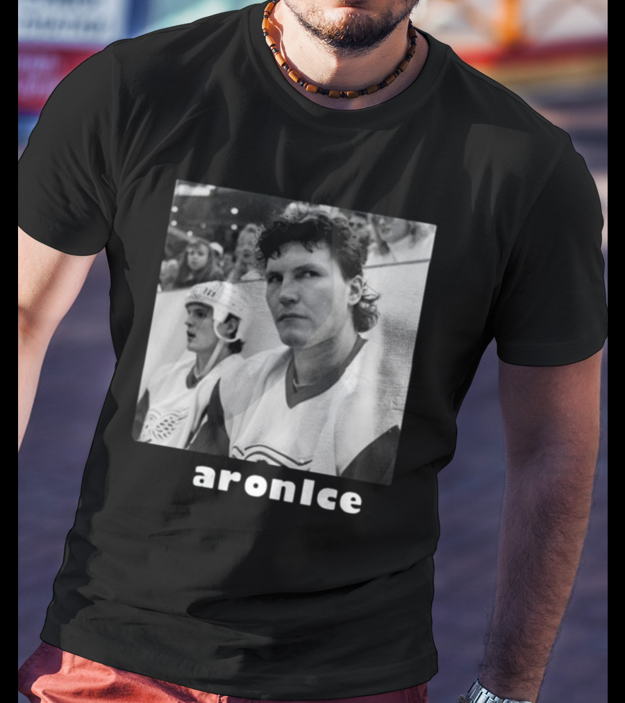 Bob Probert War On Ice Hockey Legend In Action T-Shirt