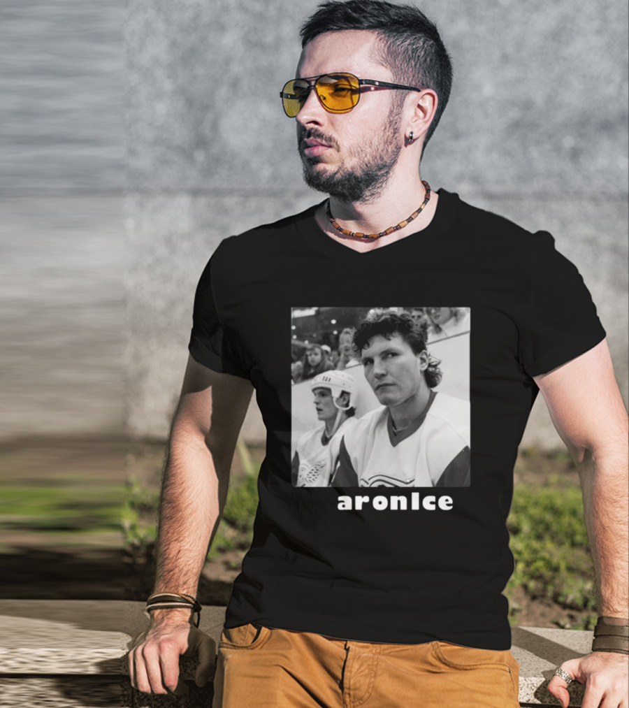 Bob Probert War On Ice Hockey Legend In Action T-Shirt