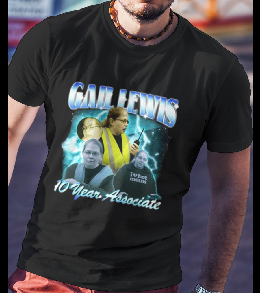 Gail Lewis 10 Year Associate I Love Hot Moms Vintage T-Shirt