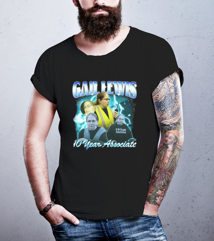 Gail Lewis 10 Year Associate I Love Hot Moms Vintage T-Shirt