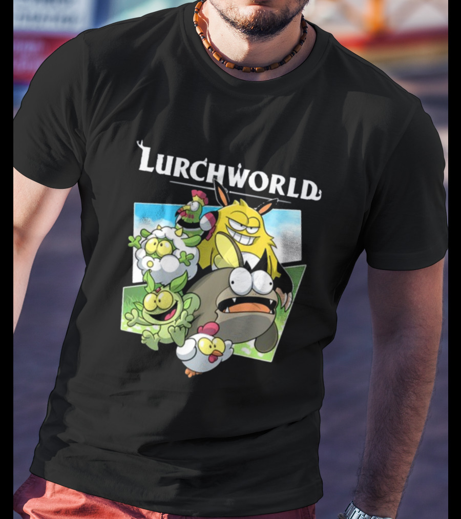 Lurchworld Grnk.Shop Characters Adventure T-Shirt