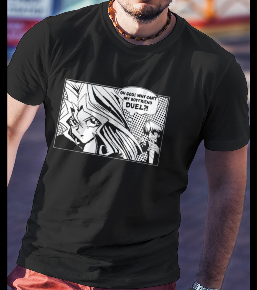 Mai Valentine Oh God Why Can't My Boyfriend Duel Manga Panel T-Shirt