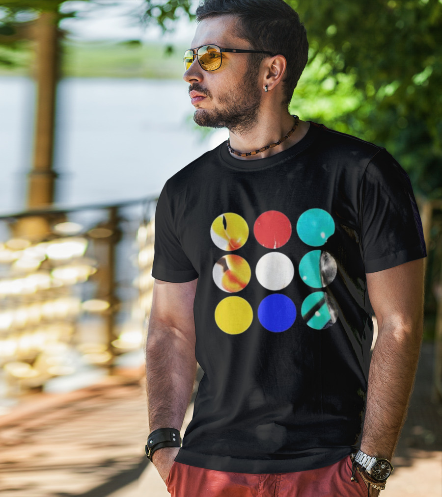 Fleshwater Sounds Of Grieving Circles Color Palette T-Shirt