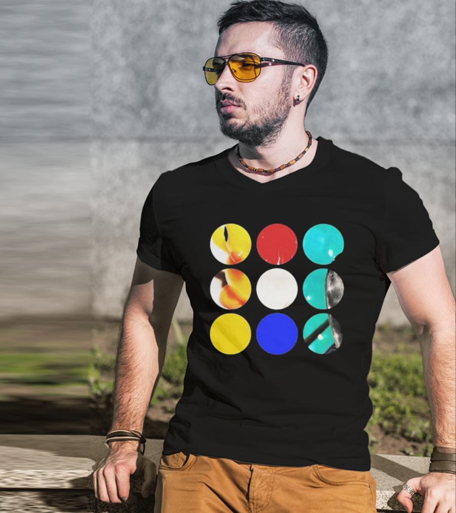 Fleshwater Sounds Of Grieving Circles Color Palette T-Shirt