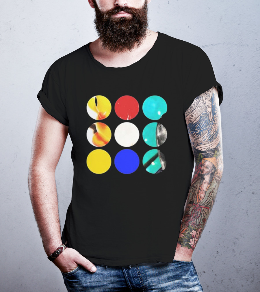 Fleshwater Sounds Of Grieving Circles Color Palette T-Shirt