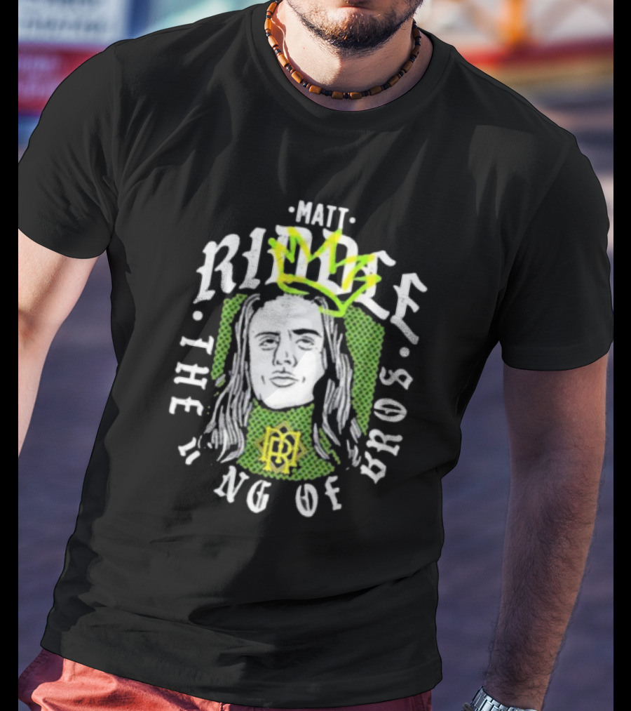 Matt Riddle The King Of Bros Crown T-Shirt