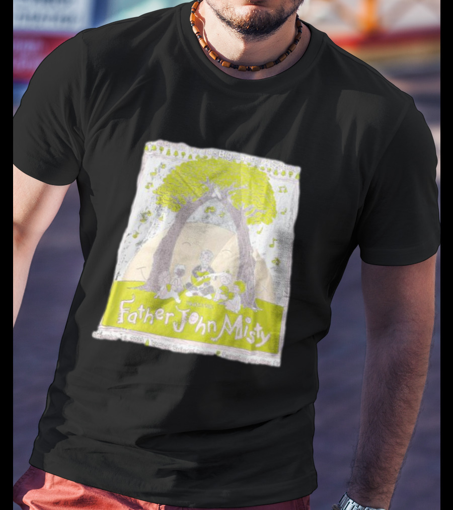 Father John Misty In Concert Under The Trees For Big Sur Park School Benefit T-Shirt