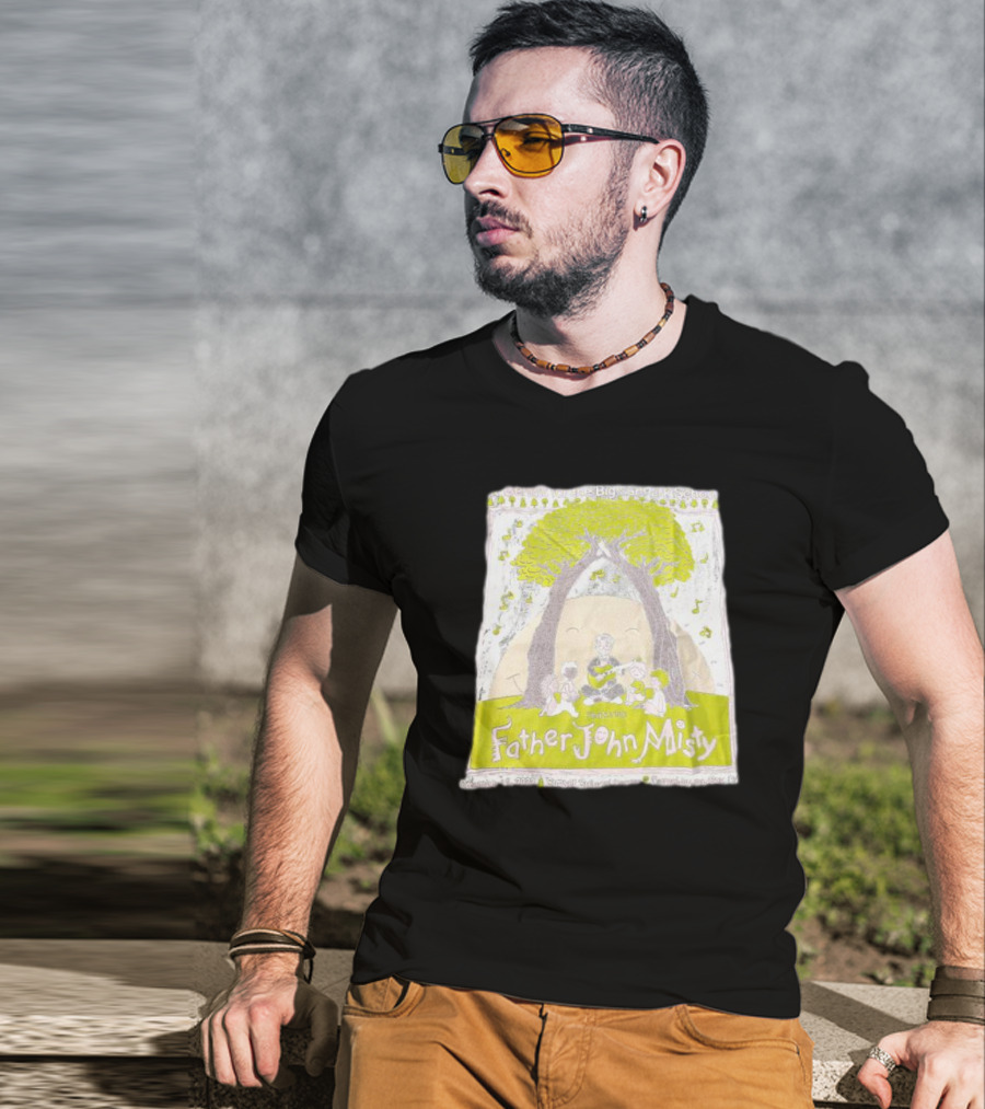 Father John Misty In Concert Under The Trees For Big Sur Park School Benefit T-Shirt