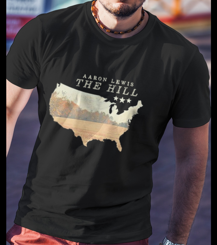 Aaron Lewis The Hill USA Landscape Stars T-Shirt