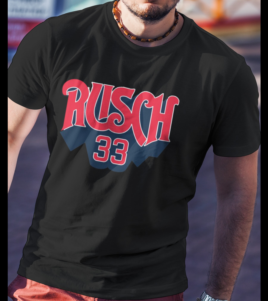 Obviousshirts Rusch 33 Vintage Style Sports T-Shirt