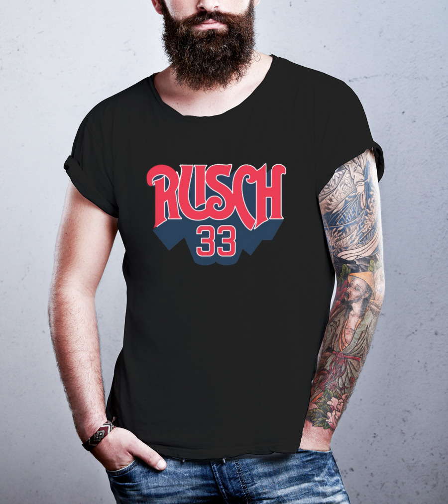 Obviousshirts Rusch 33 Vintage Style Sports T-Shirt