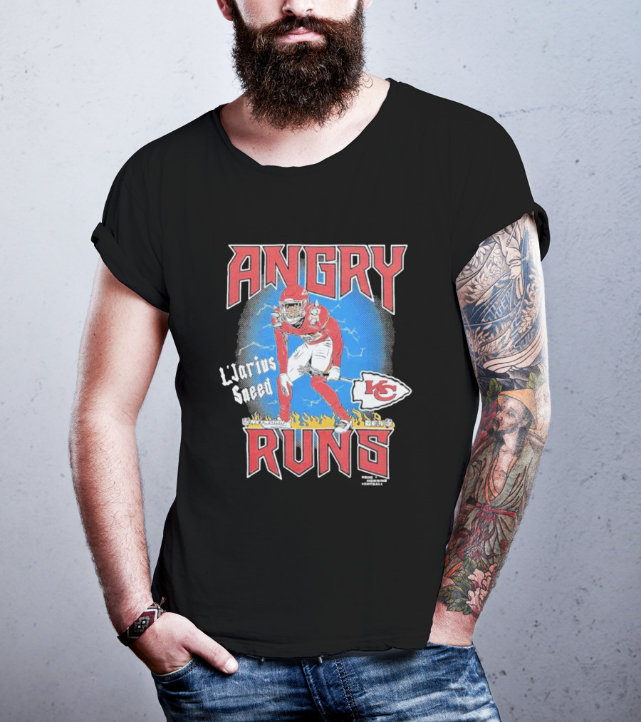Angry Runs L'Jarius Sneed Kansas City Chiefs 88 Yards Touchdown Football T-Shirt