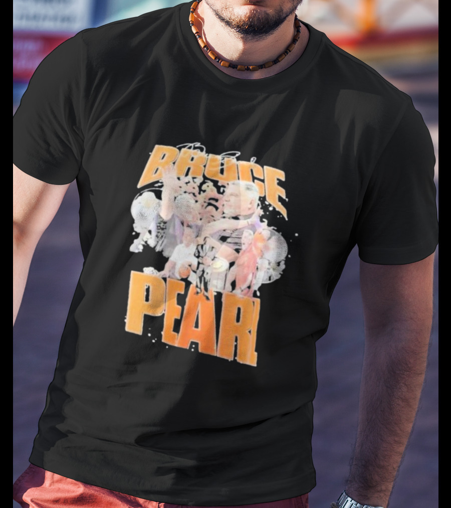 Bruce Pearl Auburn Coach Dynamic Basketball Collage T-Shirt