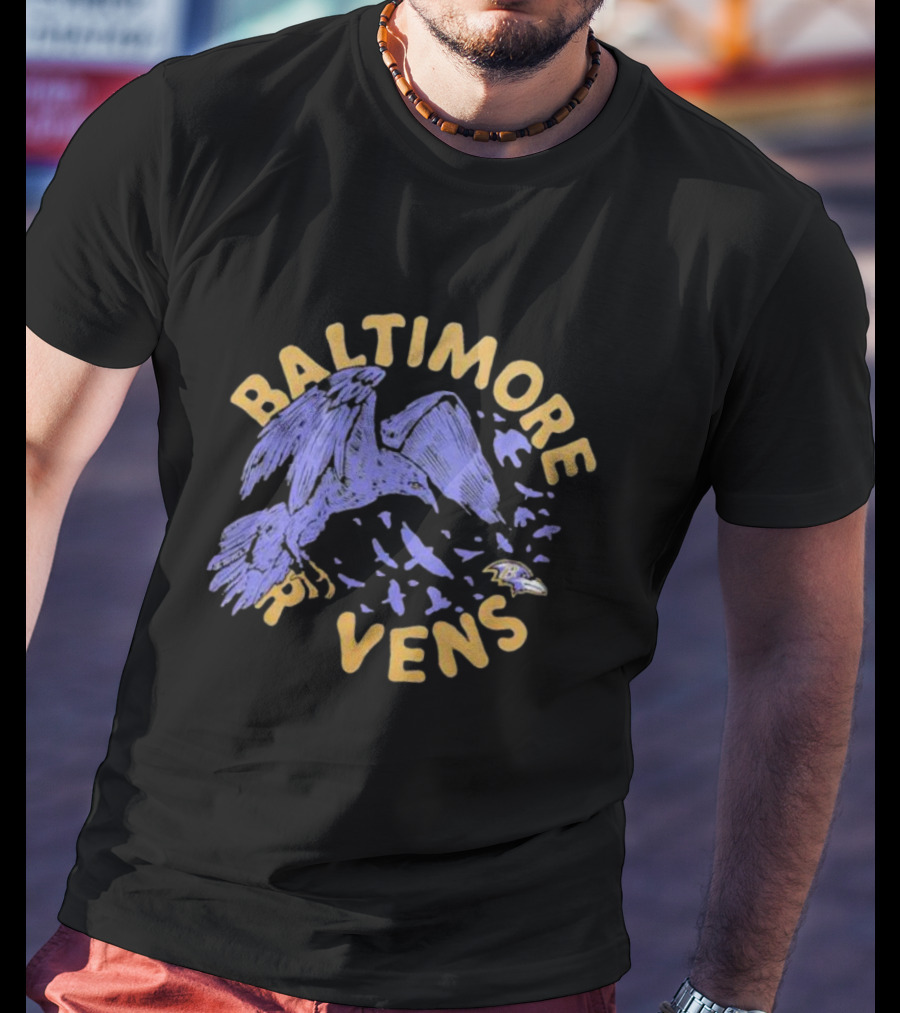 Baltimore Ravens The Raven Vintage T-Shirt