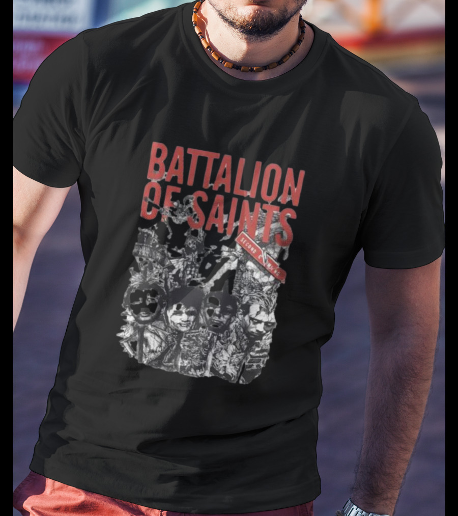 Battalion Of Saints Second Coming Punk Rock Album Cover T-Shirt