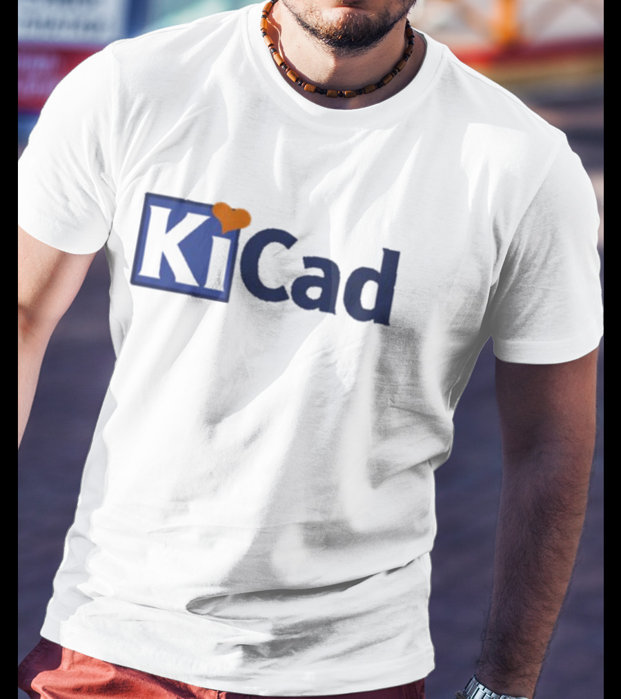 KiCad With Heart Symbol T-Shirt