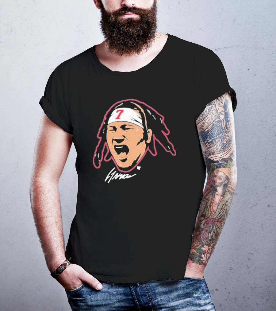 C J Stroud Swag Head 7 Signature T-Shirt