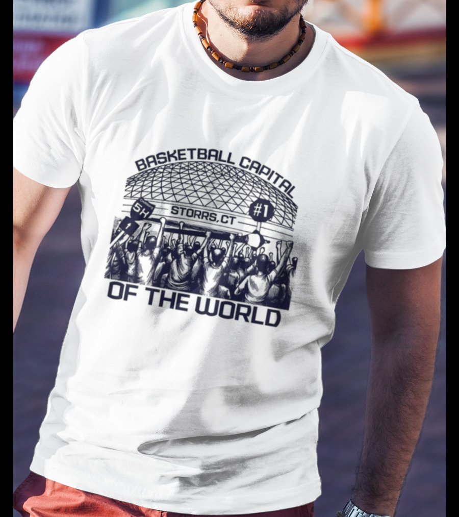 Basketball Capital Storrs CT Number 1 Of The World T-Shirt