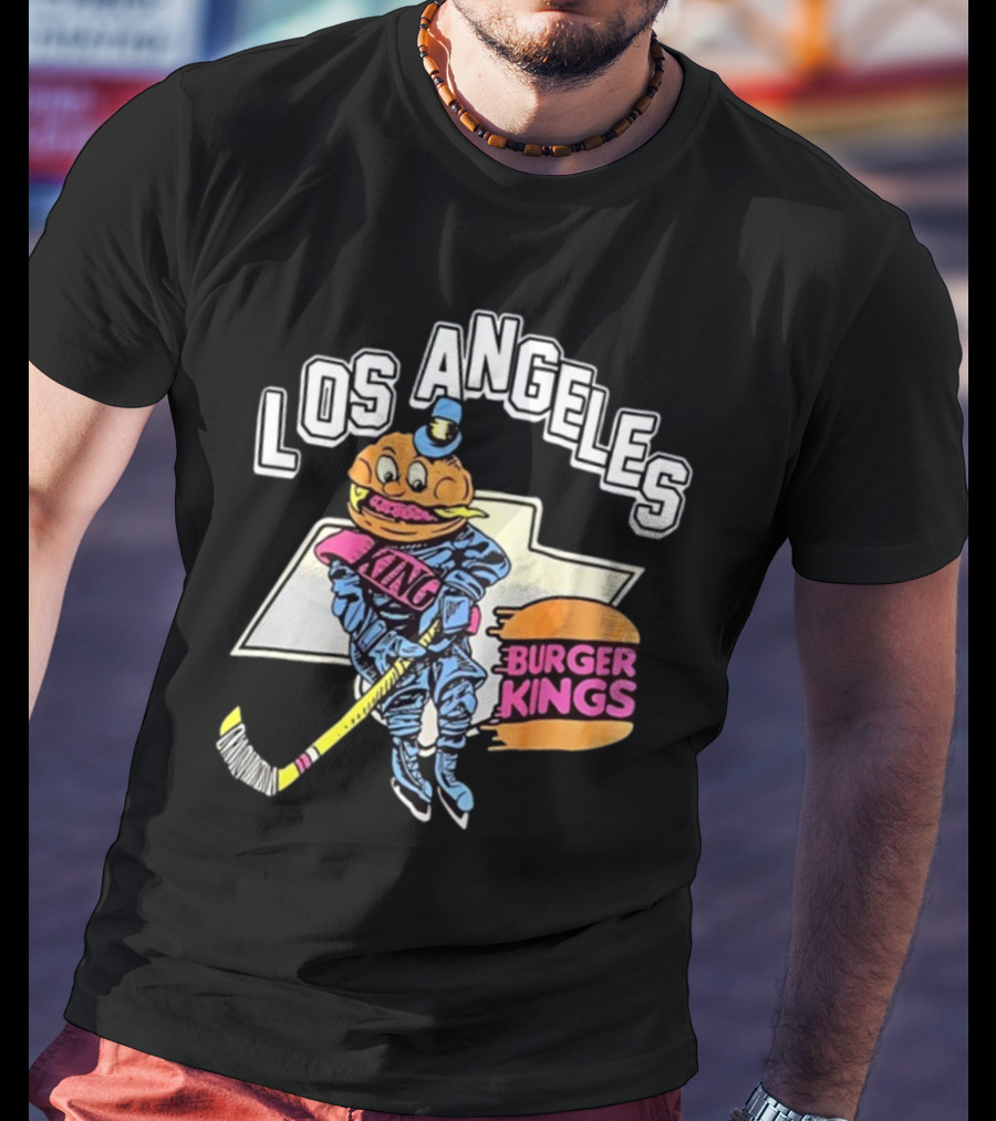 Los Angeles Burger Kings Hockey Character T-Shirt