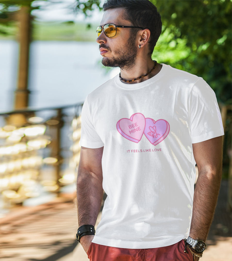 Bee Mine Heart It Feels Like Love T-Shirt