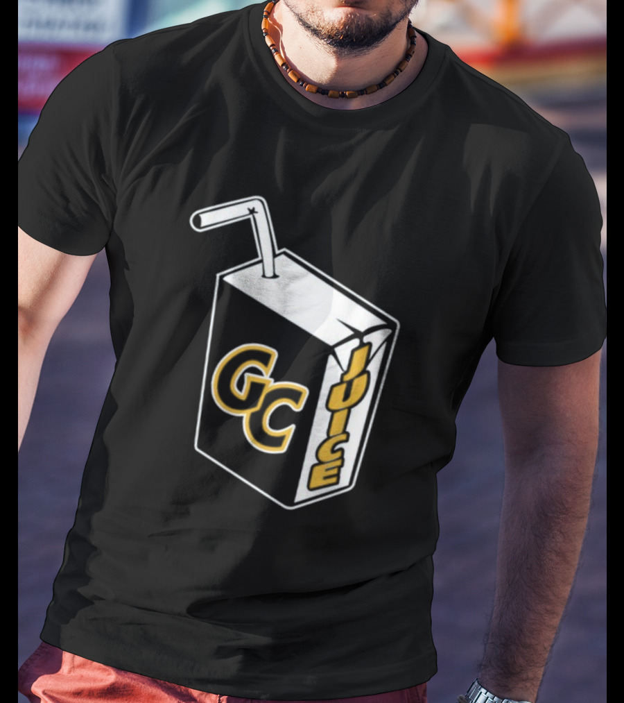 Braylon Mullins Wearing GC Juice Carton T-Shirt