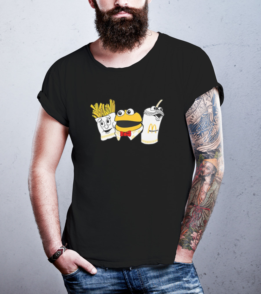 Goldenarachesunlimited McDonald's Meal Buddies Burger Fries Drink T-Shirt