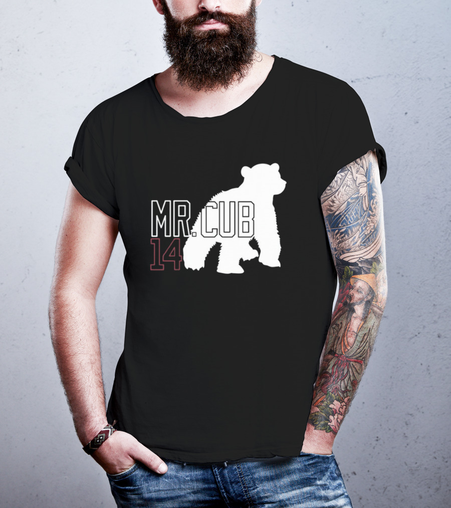 Mr. Cub 14 Silhouette Bear T-Shirt